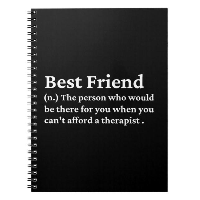 Best Friend Notebook (Front)