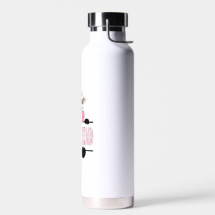 Best Friend Of The Birthday Girl Cow Friend Family Water Bottle