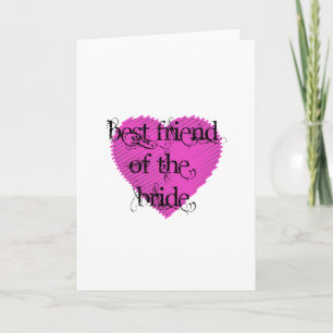 Best Friend of the Bride Card