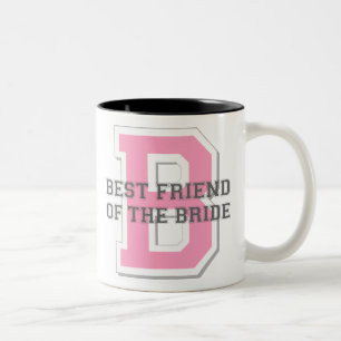 Best Friend of the Bride Cheer Two-Tone Coffee Mug