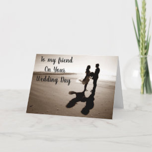 "BEST FRIEND" ON YOUR WEDDING DAY-LOVE/FUN CARD