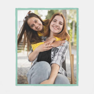 Best Friend Photo Personalized BFF Throw Gift Fleece Blanket