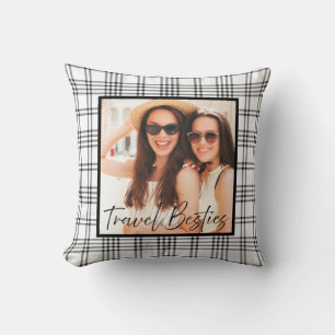 Best Friend Photo Throw Pillow