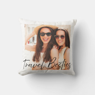 Best Friend Photo Throw Pillow