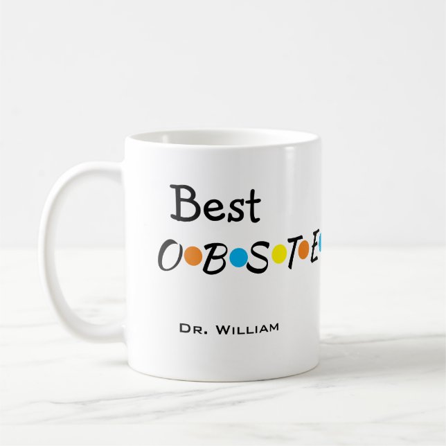 Best Friendly Obstetrician Ever Coffee Mug (Left)
