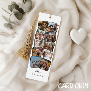 Best Friends 10 Photo Collage Bookmark Rack Car Card