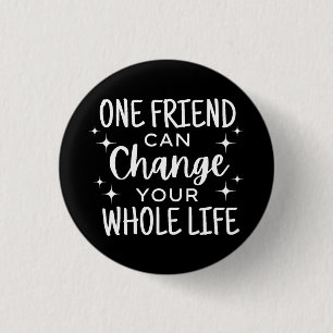 Best Friends 1 Inch Round Button