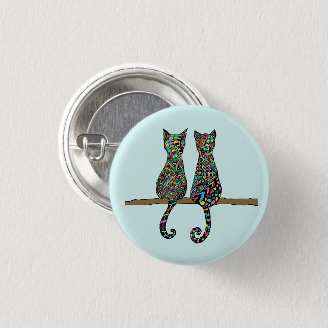 Best Friends 1 Inch Round Button (Front & Back)