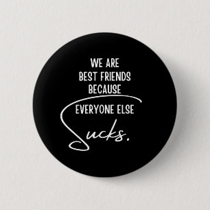 Best Friends 2 Inch Round Button