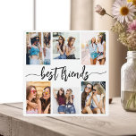 Best Friends 6 Photo Collage Keepsake Plaque<br><div class="desc">Celebrate your friendship with the Best Friends 6 Photo Collage Keepsake Plaque. This personalized plaque features a beautifully arranged collage of six cherished photos, capturing unforgettable moments. Crafted from high-quality materials, it's perfect for displaying on a desk, shelf, or wall. The heartfelt "Best Friends" message adds a loving touch, making...</div>