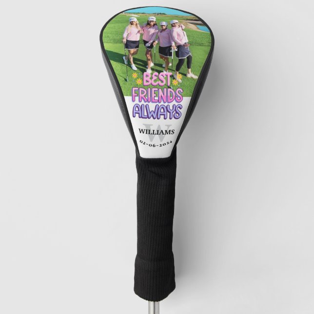 best friends always golf head cover (Front)