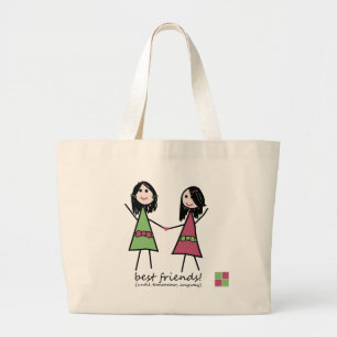 "Best Friends" Beach Tote