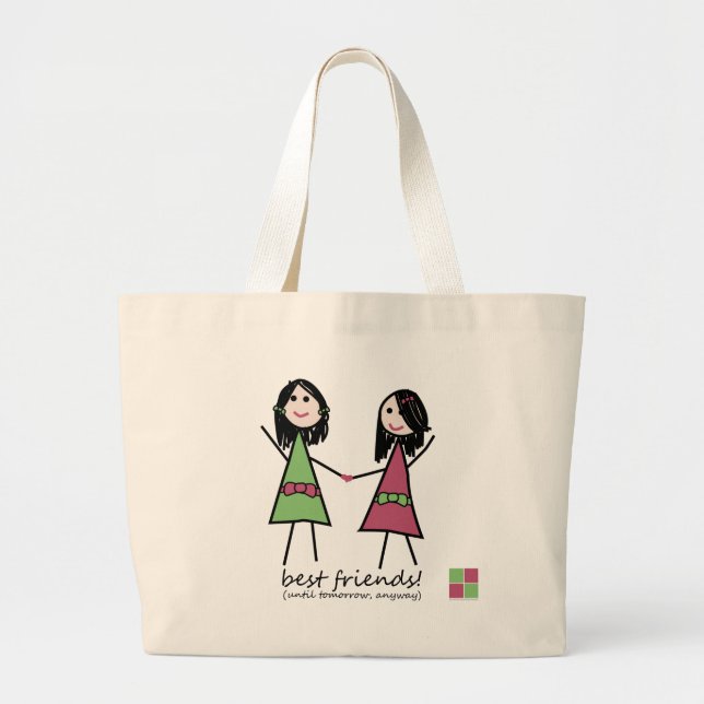 "Best Friends" Beach Tote (Front)