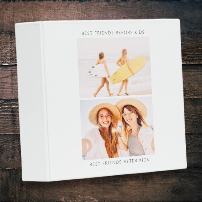 Best Friends Before and After Kids Modern Photo Binder (Creator Uploaded)