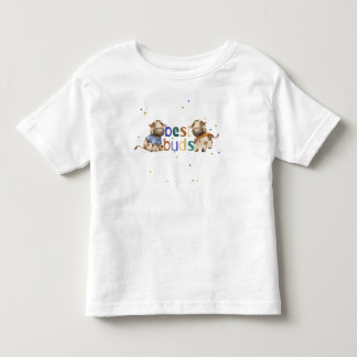 Best friends, best buds cute cow character toddler t-shirt