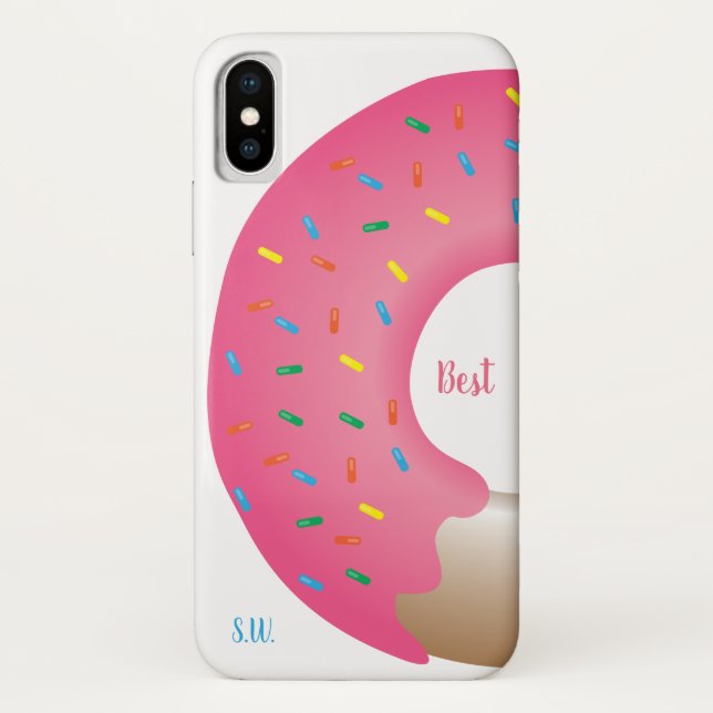 Best Friends | "Best" Half | Doughnut Illustration Case-Mate iPhone Case (Back)