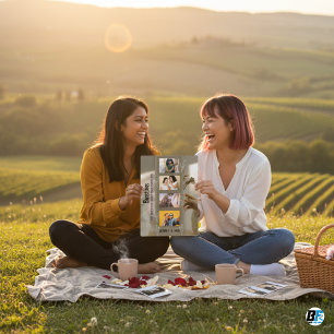 Best Friends Bestie Photo Collage Plaque