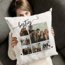 Best friends besties modern script 6 photo collage
