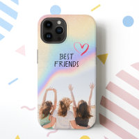 Best Friends Besties Photo Rainbow Colourful