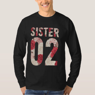 Best friends Besties Sister 02 Floral Matching Bes T-Shirt