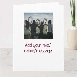 best friends bridesmaid bride girly photo pin text card