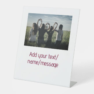 best friends bridesmaid bride girly photo pin text pedestal sign