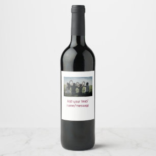 best friends bridesmaid bride girly photo pin text wine label