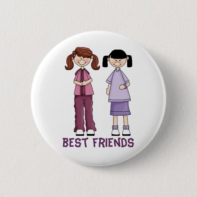 Best Friends-Button 2 Inch Round Button (Front)