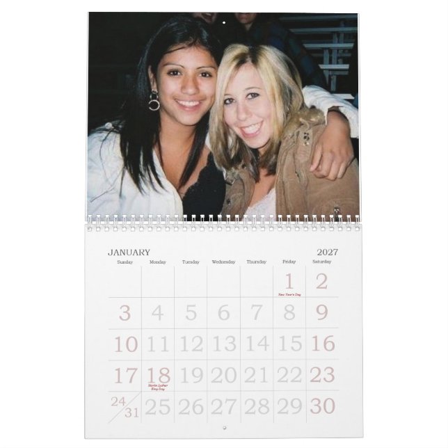 Best Friends Calendar (Jan 2027)