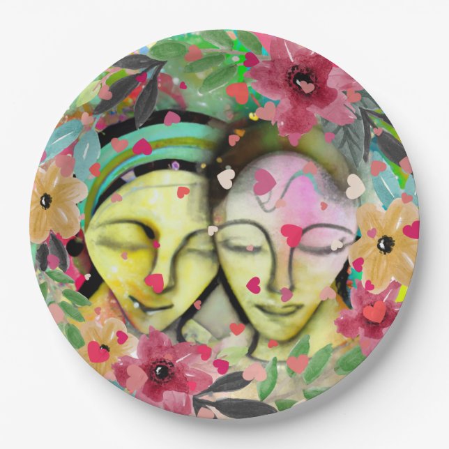 Best Friends Collection Paper Plate (Front)