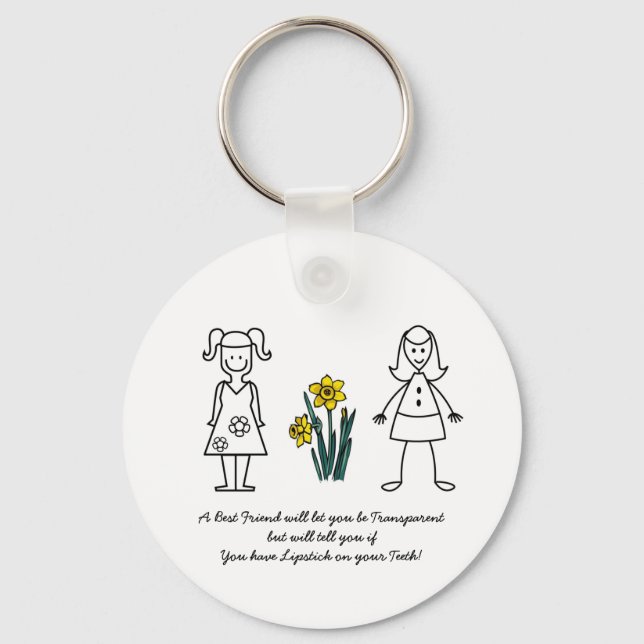 Best Friends Collection Transparent Keychain (Front)