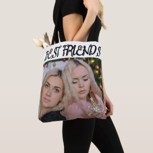BEST FRIENDS CUSTOM PHOTO TOTE BAG
