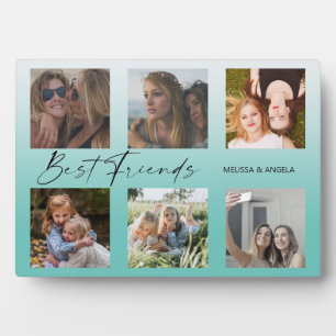 Best Friends Customized Photo Collage Plaque