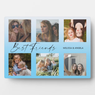 Best Friends Customized Photo Collage Plaque
