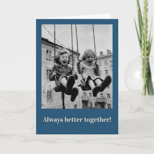 Best Friends Cute Message Card