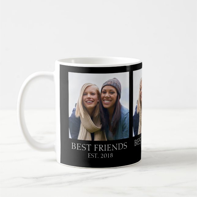 Best Friends Established Photo Coffee Mug (Left)