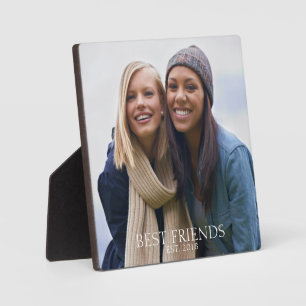 Best Friends Established Photo Plaque