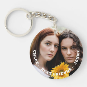 Best Friends Favourite Photo Personalized Keychain