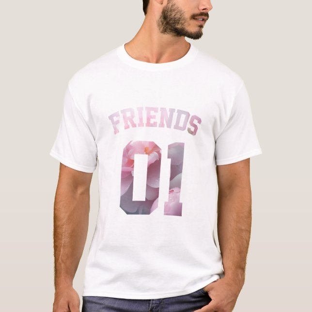 Best Friends for 3 - friends 01 T-Shirt (Front)