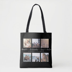 Best Friends for Life Instagram Photo Typography Tote Bag