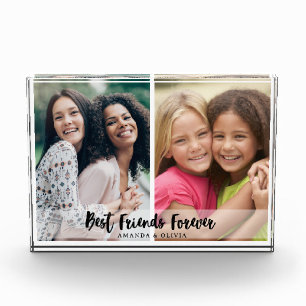 Best Friends Forever 2 Photo Collage Keepsake   Block
