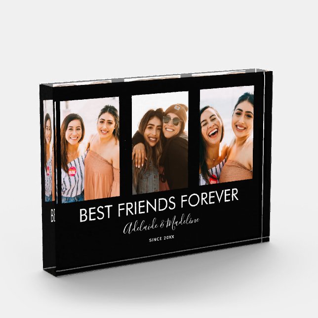 Best Friends Forever 3 Photo Collage Gift (Left)