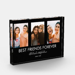 Best Friends Forever 3 Photo Collage Gift Block