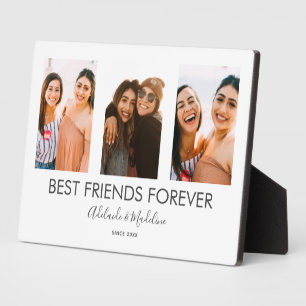 Best Friends Forever 3 Photo Collage Gift Plaque