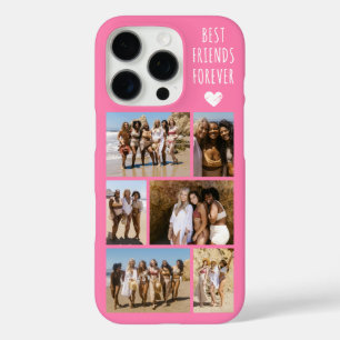 Best Friends Forever 6 Photo Pink iPhone 16 Pro Case