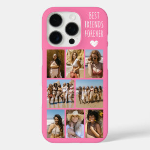 Best Friends Forever 8 Photo Pink iPhone 16 Pro Case