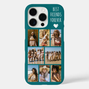 Best Friends Forever 8 Photo Teal iPhone 16 Pro Case