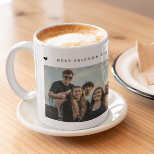 Best friends forever BFF 2 photo personalized Coffee Mug