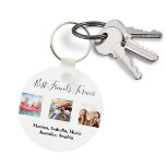 Best friends forever BFF custom photo names white<br><div class="desc">A gift for your best friend(s) for birthdays,  Christmas or a special event. Black text: Best Friends Forever,  written with a trendy hand lettered style script. Personalize and use your own photos and names.  A chic white background.</div>