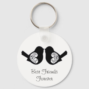 Best Friends Forever, BFF Cute Love Birds Keychain